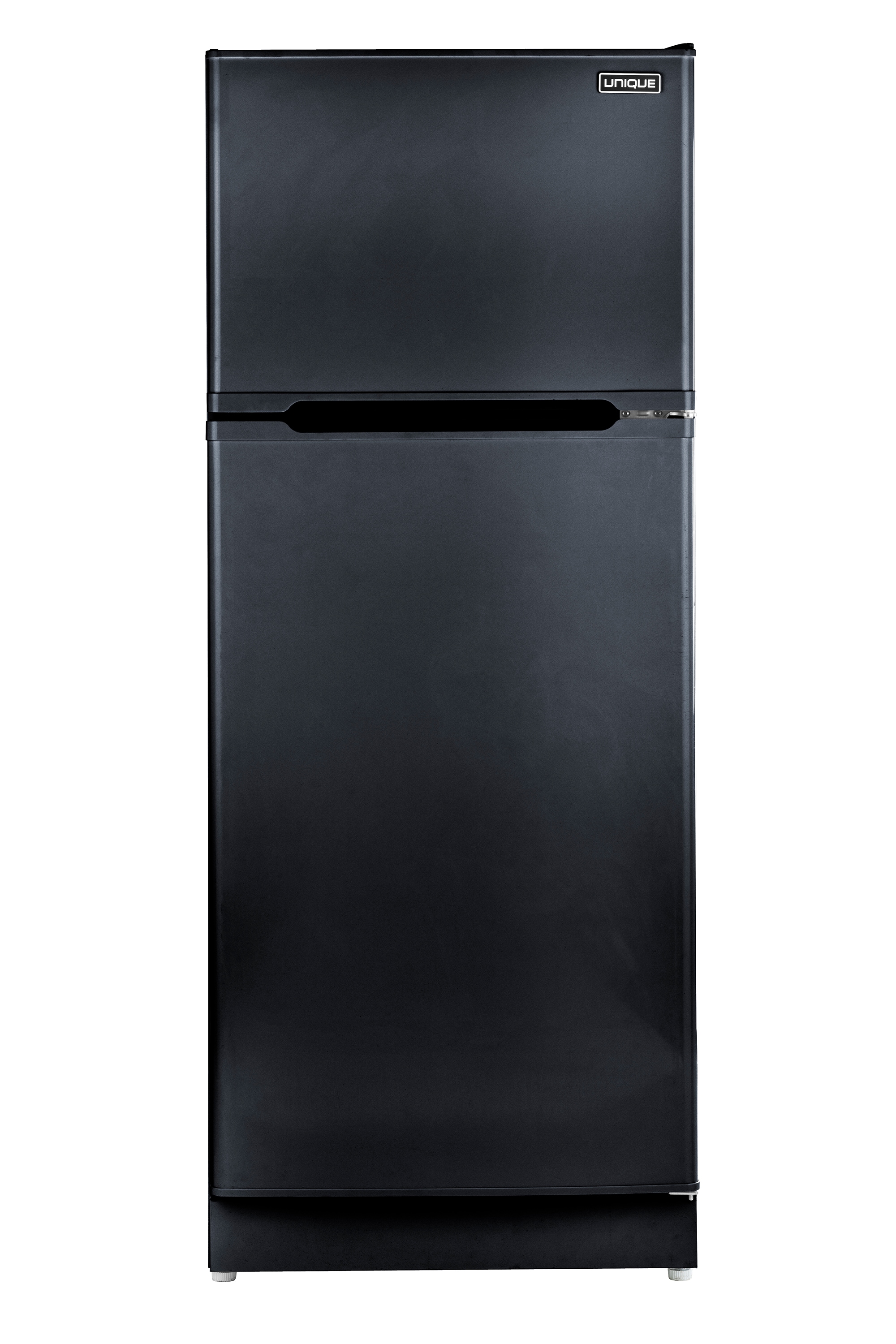 UNIQUE Off-Grid 14-cu ft Top-Freezer Refrigerator ( Black )