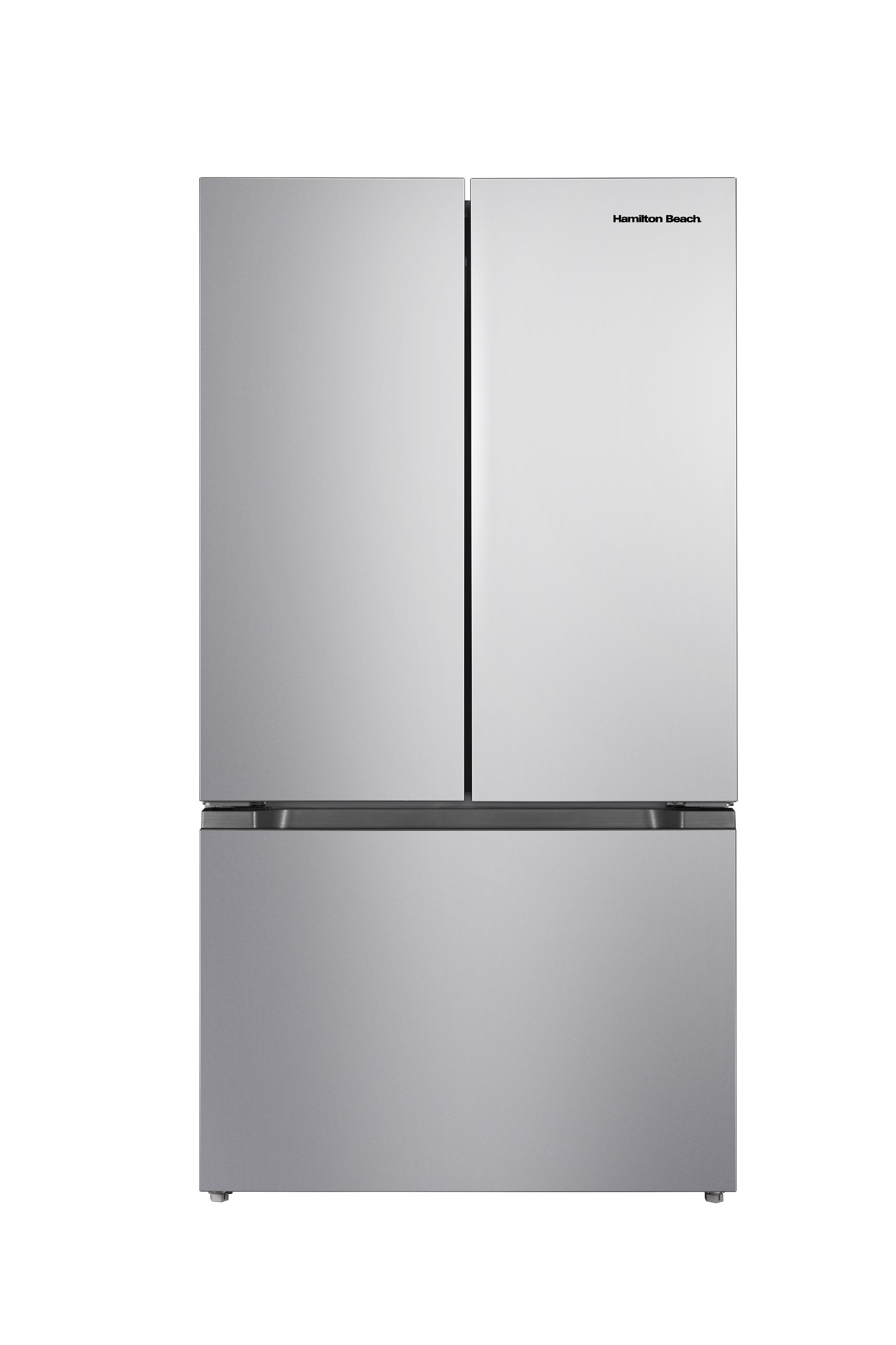 Hamilton Beach Counter-Depth 20.3-cu ft 3 -Door French Door Refrigerator ( Stainless ) ENERGY STAR Certified