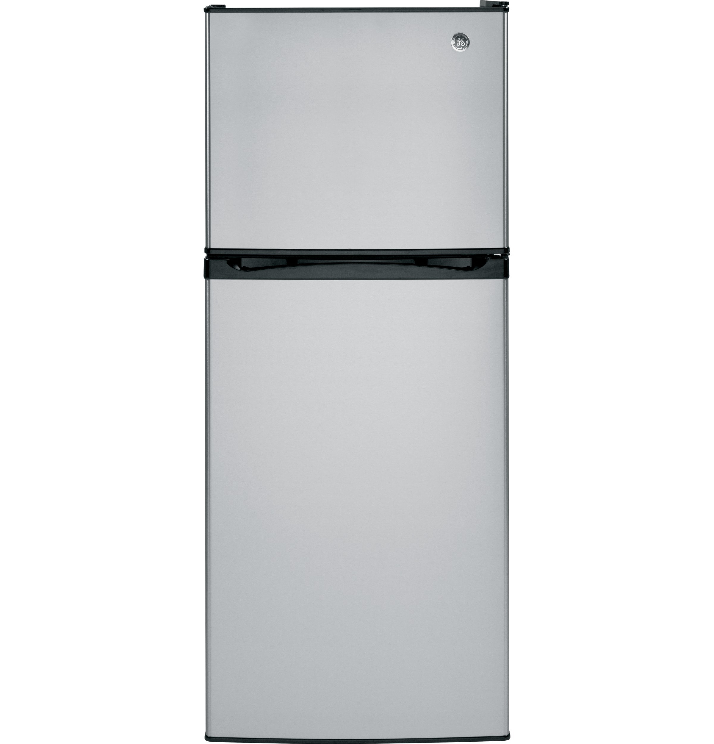 GE 11.55-cu ft Counter-Depth Top-Freezer Refrigerator ( Stainless steel ) ENERGY STAR Certified