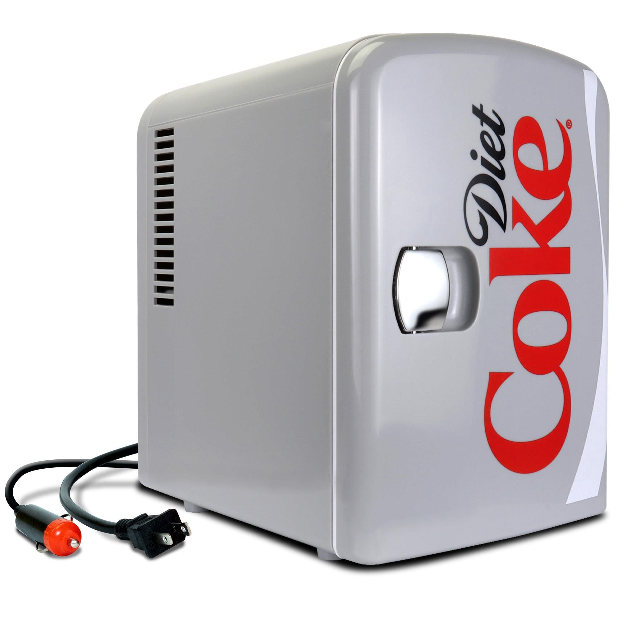 Coca-Cola Diet Coke 6 Can Portable 4L Cooler/Warmer 0.14-cu ft ( Gray, Red )