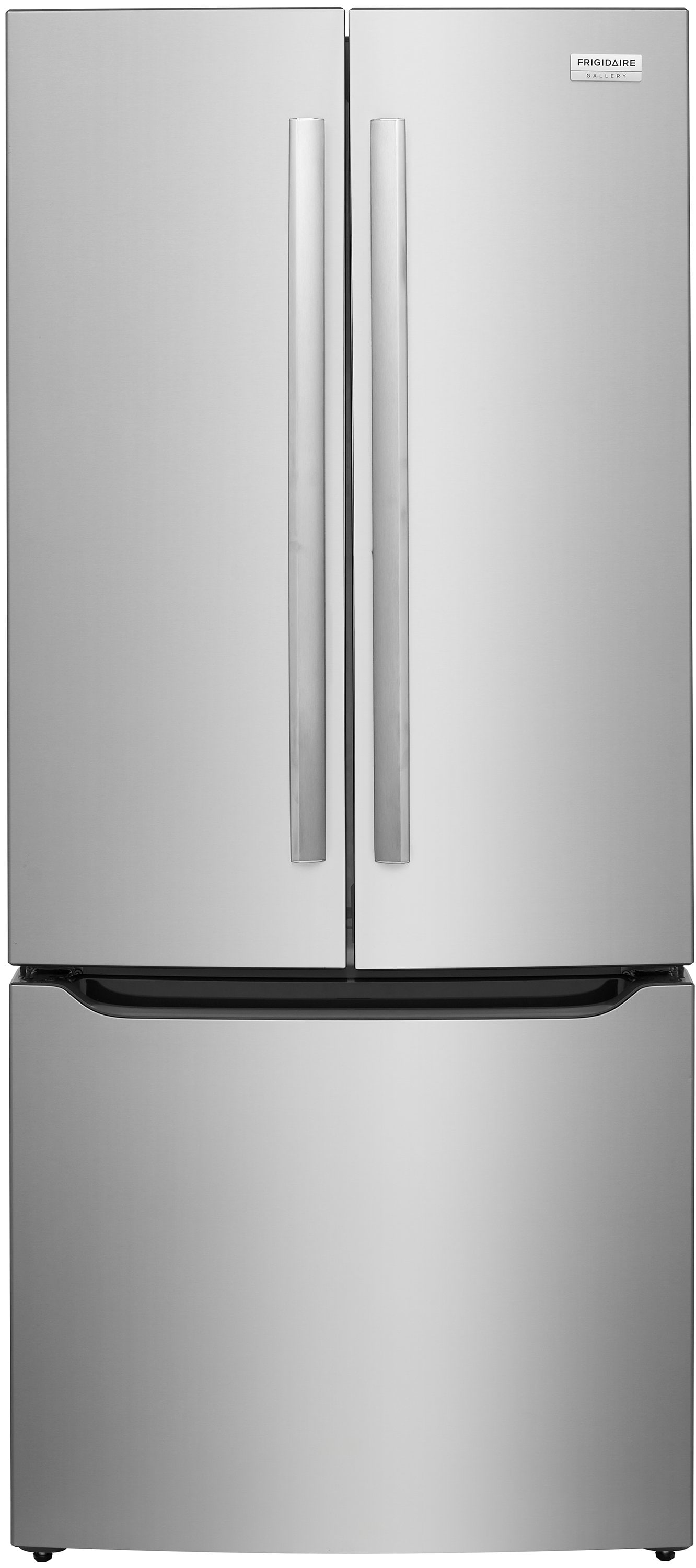 Frigidaire Gallery Standard-Depth 20-cu ft 3 -Door French Door Refrigerator with Ice Maker with Water Dispenser ( Smudge-Proof Stainless Steel ) ENERGY STAR Certified